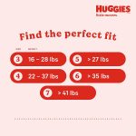 Baby Diapers Size 3 (16-28 lbs), 156 Ct, Huggies Little Movers - Image 9